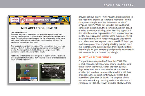 mislabeled equipment article snapshot