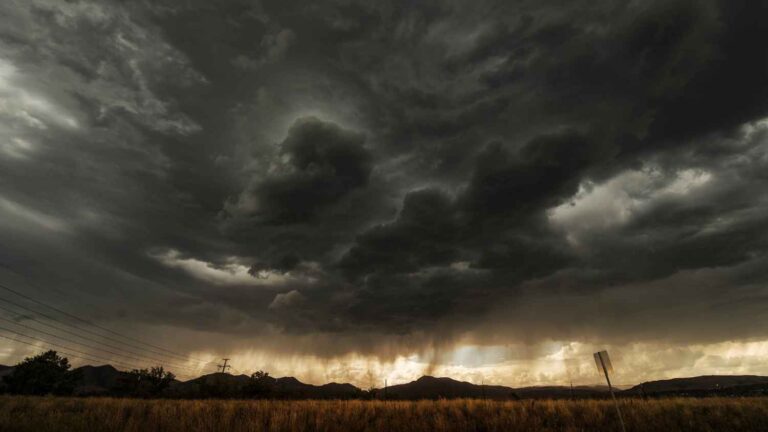 dark storm clouds