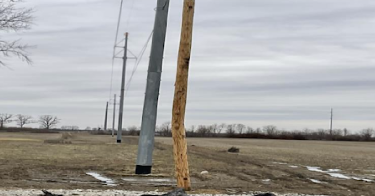 Transmission Pole Failure Response: How AEP Field Teams Caught a Critical Hazard Early