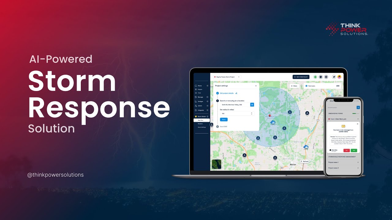 AI – Powered Storm Response Platform